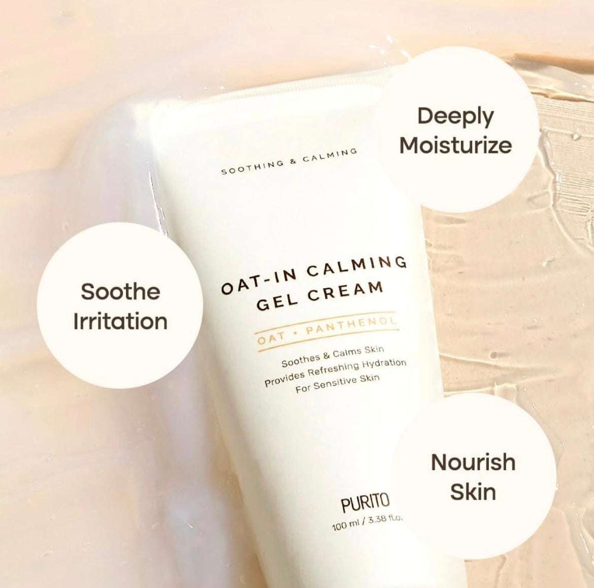 Purito Oat-in Calming Gel Cream - 100ml - Sapphire Beauty Booth