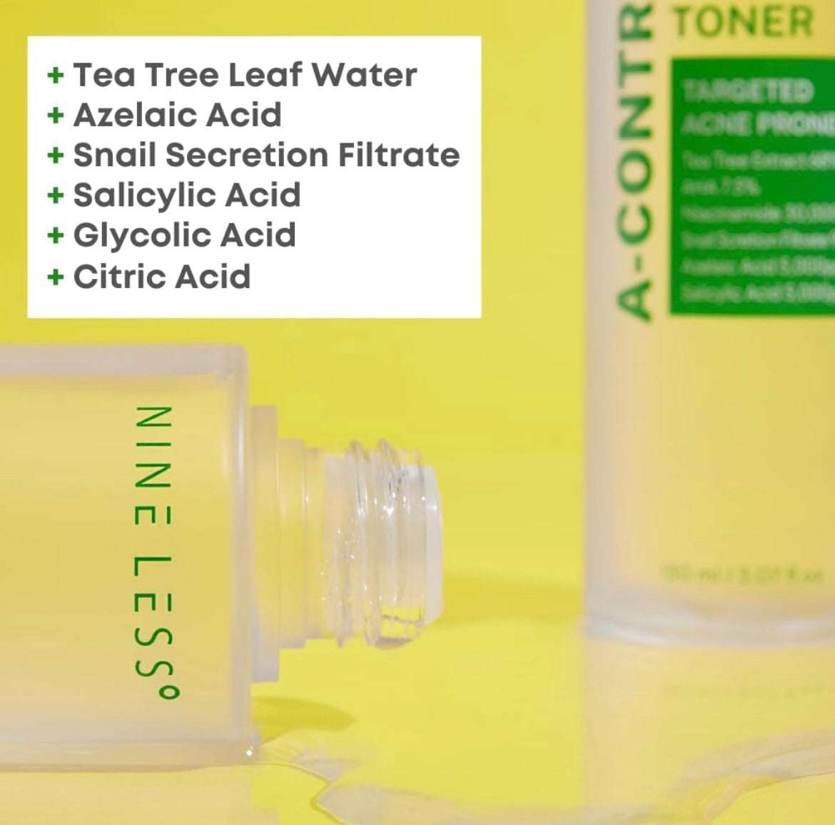 Nineless A-Control Azelaic Acid Toner - 150ml - Sapphire Beauty Booth