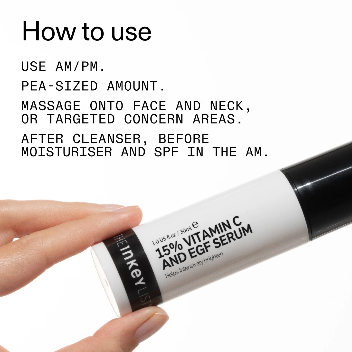 The Inkey List 15% Vitamin C + EGF Serum - 30ml