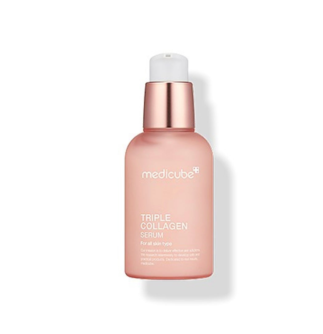 Medicube Triple Collagen Serum 4.0 - 55ml - Brightening Moisture Gel Cream, Anti-Blemish Body Lotion, skin moisturizer, dark spot correcting serum, needly daily toner pad, oil cleansers, moisturizing sunscreen, hand cream - Sapphire Beauty Booth