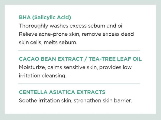 Skin1004 Madagascar Centella Tea-Trica BHA Foam Cleanser - 125ml - Brightening Moisture Gel Cream, Anti-Blemish Body Lotion, skin moisturizer, dark spot correcting serum, needly daily toner pad, oil cleansers, moisturizing sunscreen, hand cream - Sapphire Beauty Booth