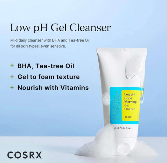 Cosrx Low Ph Good Morning Gel Cleanser - 150ml - Sapphire Beauty Booth