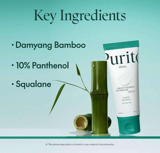 Purito Seoul Mighty Bamboo Panthenol Cream - 100ml - Sapphire Beauty Booth