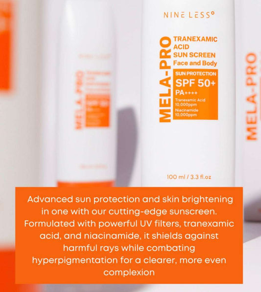 Nineless Mela-Pro Tranexamic Acid Sun Screen - 100ml - Sapphire Beauty Booth