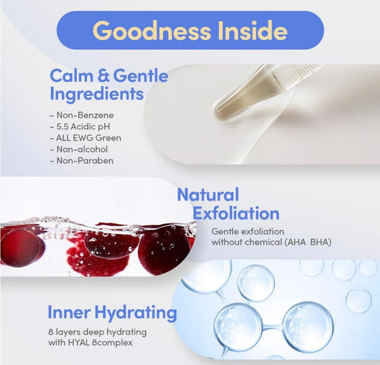 Eqqualberry Swimming Pool Protease Facial Toner - 300ml - Brightening Moisture Gel Cream, Anti-Blemish Body Lotion, skin moisturizer, dark spot correcting serum, needly daily toner pad, oil cleansers, moisturizing sunscreen, hand cream - Sapphire Beauty Booth