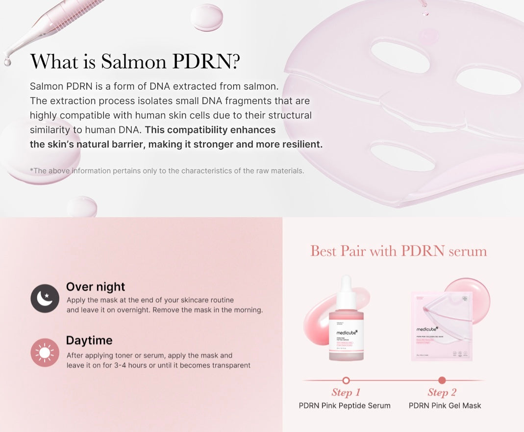 Medicube PDRN Pink Collagen Gel Mask - 1ea - Brightening Moisture Gel Cream, Anti-Blemish Body Lotion, skin moisturizer, dark spot correcting serum, needly daily toner pad, oil cleansers, moisturizing sunscreen, hand cream - Sapphire Beauty Booth