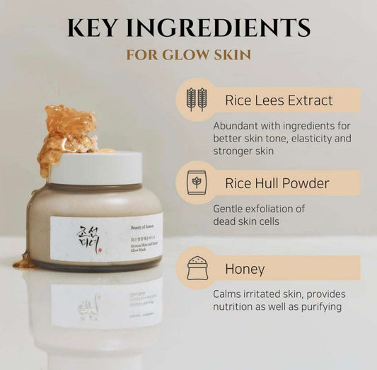 Beauty of Joseon Ground Rice and Honey Glow Mask - 150ml - Sapphire Beauty Booth