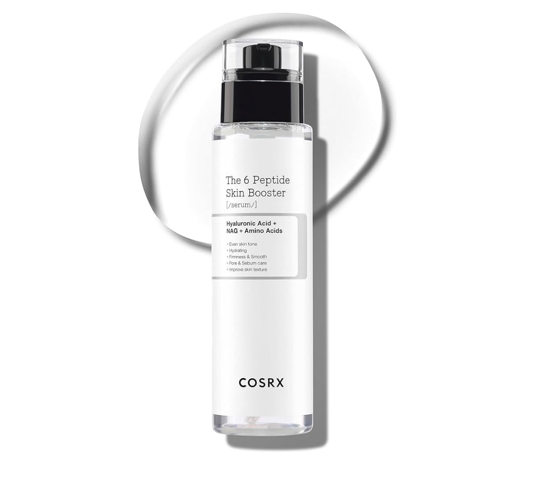 Cosrx 6 Peptide Skin Booster - 150ml - Brightening Moisture Gel Cream, Anti-Blemish Body Lotion, skin moisturizer, dark spot correcting serum, needly daily toner pad, oil cleansers, moisturizing sunscreen, hand cream - Sapphire Beauty Booth