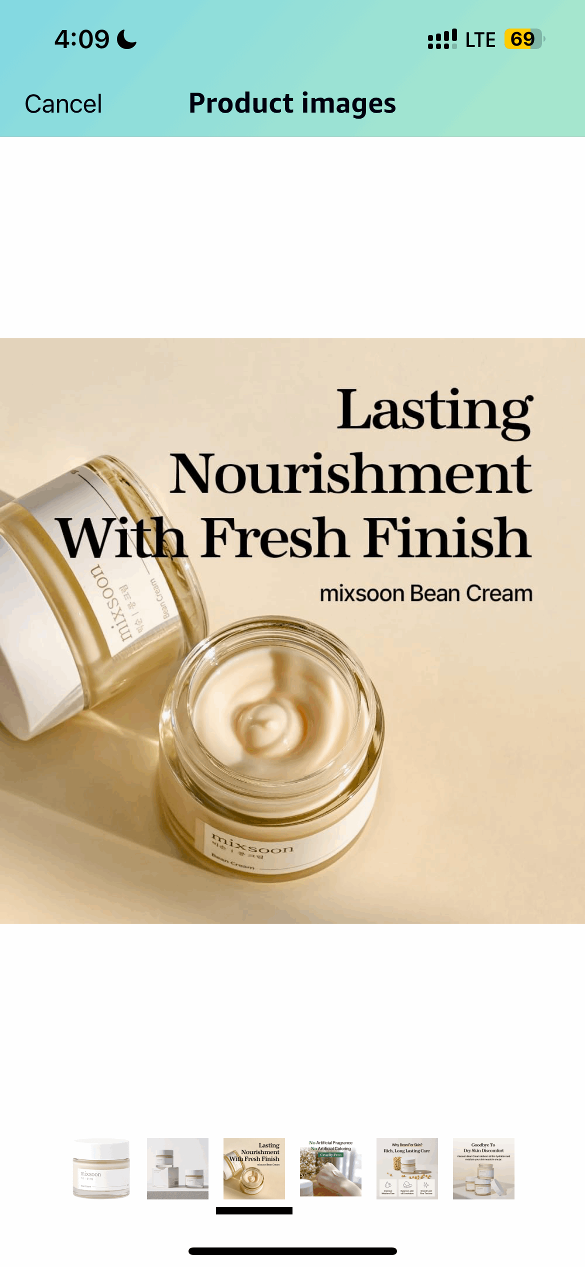 Mixsoon Bean Cream - 50ml - Sapphire Beauty Booth