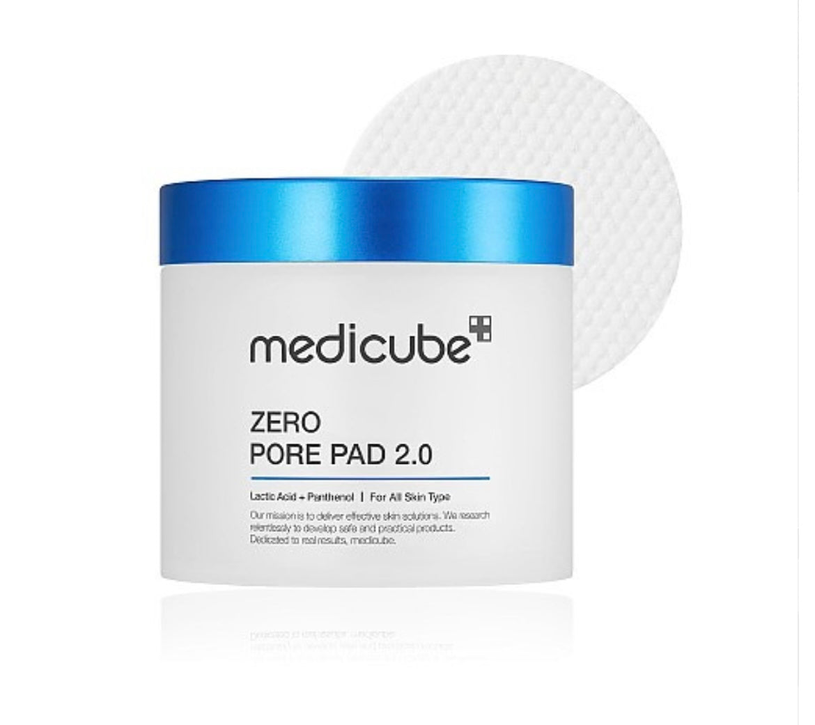 Medicube Zero Pore Pad 2.0 - 70 pads - Brightening Moisture Gel Cream, Anti-Blemish Body Lotion, skin moisturizer, dark spot correcting serum, needly daily toner pad, oil cleansers, moisturizing sunscreen, hand cream - Sapphire Beauty Booth