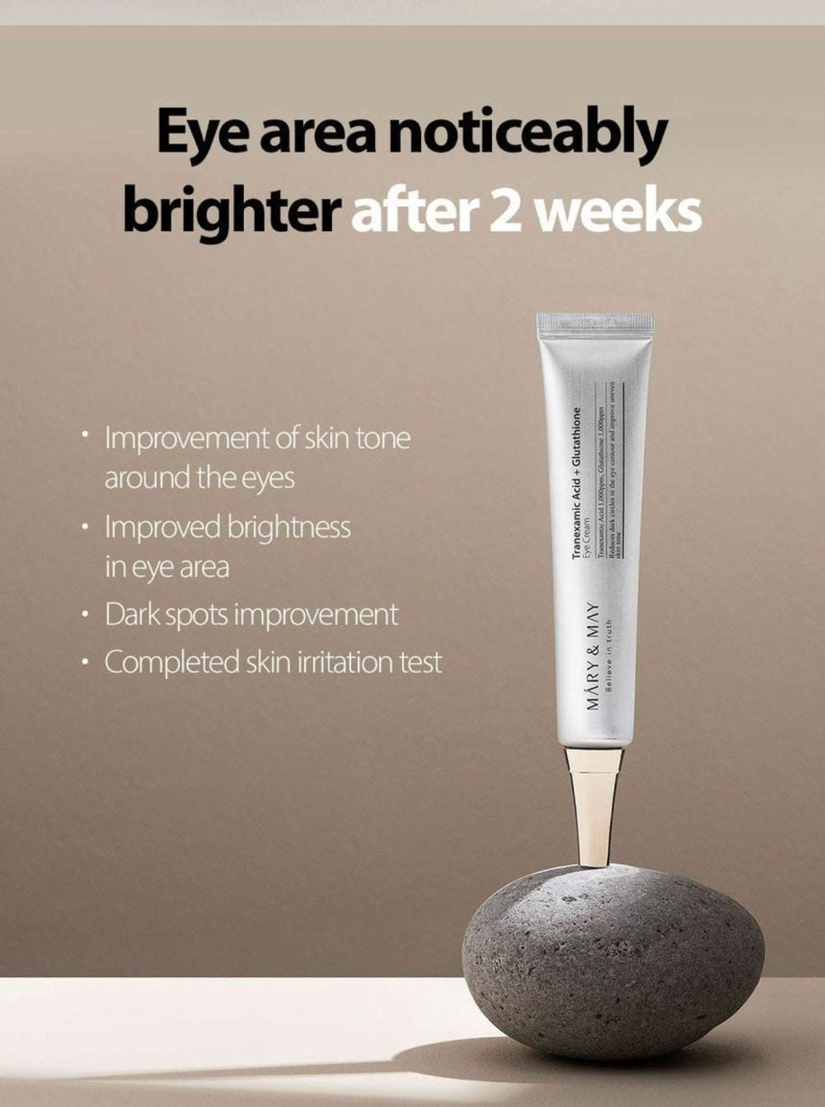 Mary&May - Tranexamic Acid + Glutathione Eye Cream - Sapphire Beauty Booth