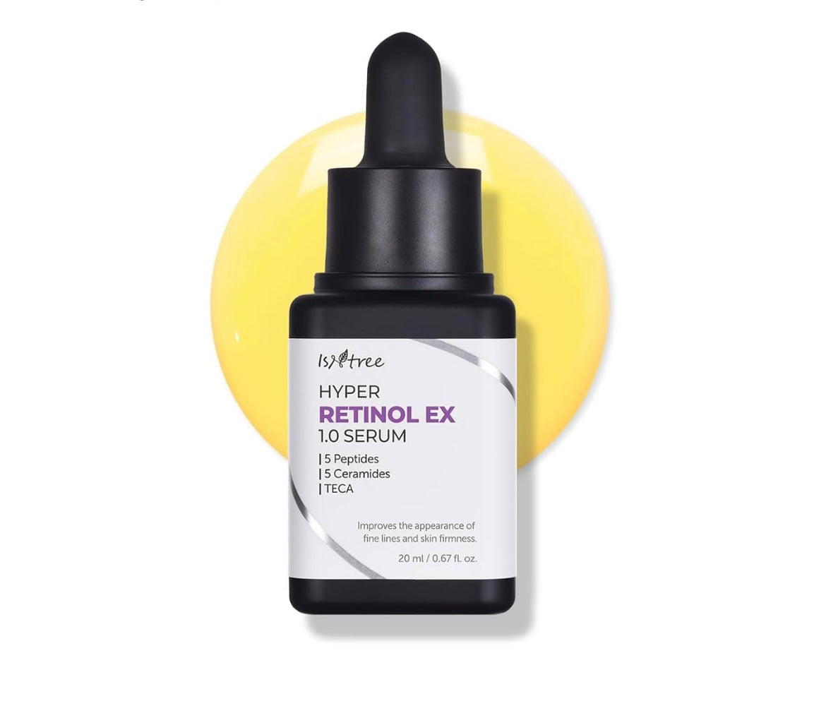 Isntree Hyper Retinol EX 1.0 Serum - 20ml - Brightening Moisture Gel Cream, Anti-Blemish Body Lotion, skin moisturizer, dark spot correcting serum, needly daily toner pad, oil cleansers, moisturizing sunscreen, hand cream - Sapphire Beauty Booth
