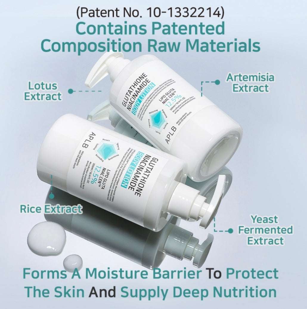 APLB Glutathione Niacinamide Body Lotion - 300ml - Sapphire Beauty Booth