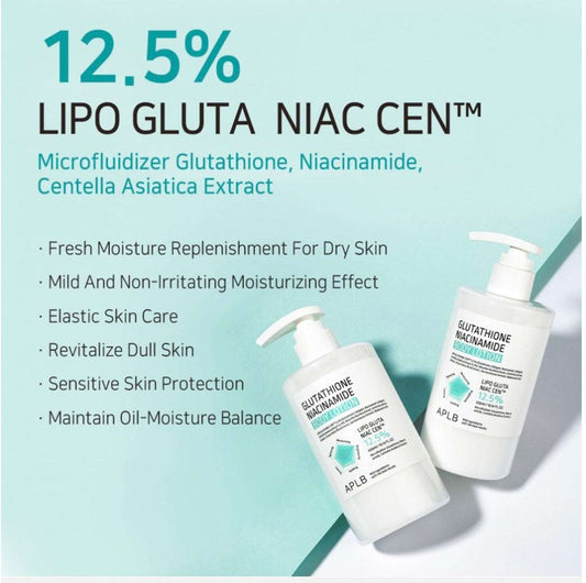 APLB Glutathione Niacinamide Body Lotion - 300ml - Sapphire Beauty Booth