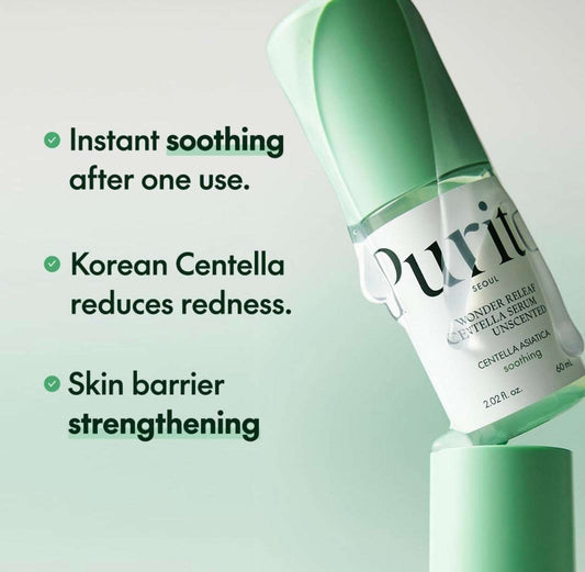 Purito Wonder Releaf Centella Unscented Serum - 60ml - Sapphire Beauty Booth
