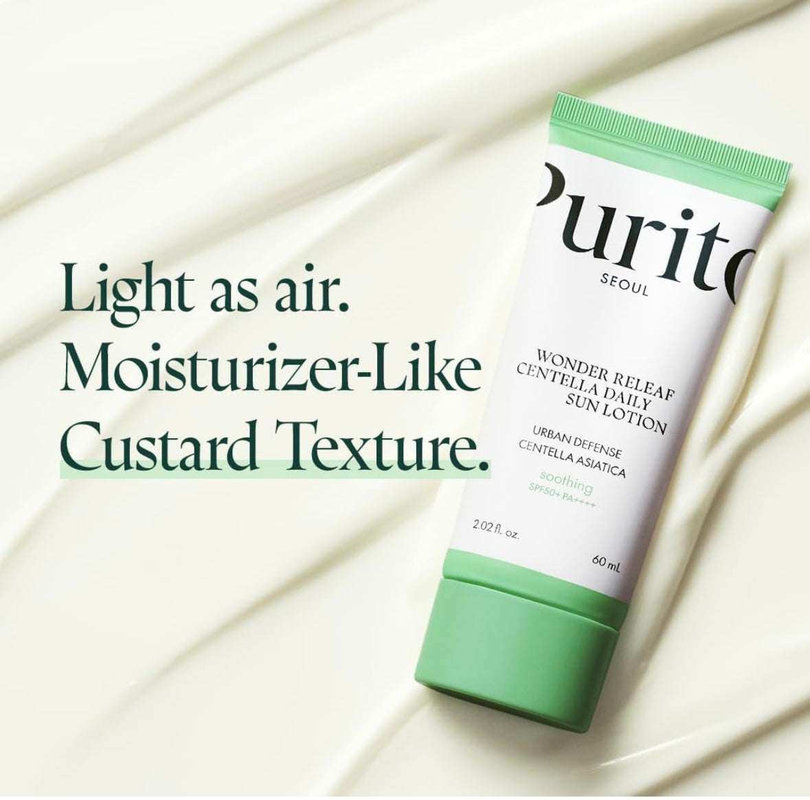 Purito Wonder Releaf Centella Daily Sun Lotion - 60ml - Sapphire Beauty Booth