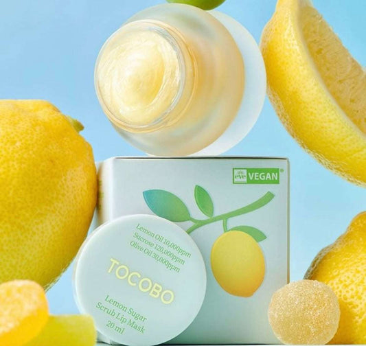 Tocobo Lemon Sugar Scrub Lip Mask - 20ml - Sapphire Beauty Booth