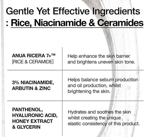 Anua 7 Rice Ceramide Hydrating Barrier Serum - 50ml - Sapphire Beauty Booth