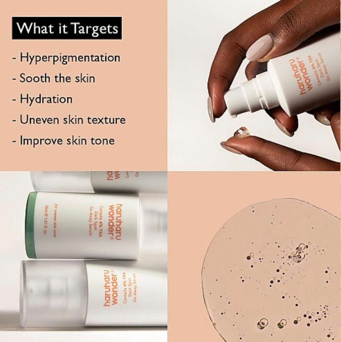 Haruharu Wonder Centella 4% TXA Dark Spot Go Away Serum - 30ml - Sapphire Beauty Booth