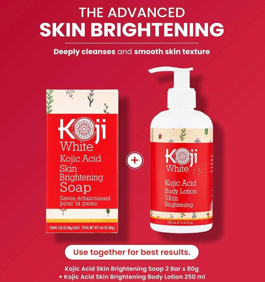 Kojic Acid Skin Brightening Soap - (2 Bars) - Sapphire Beauty Booth