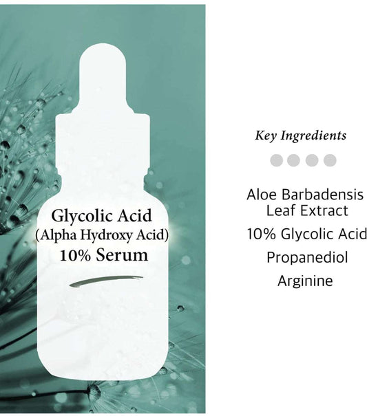 Cos de Baha Glycolic Acid 10 AHA Serum - 30ml - Sapphire Beauty Booth