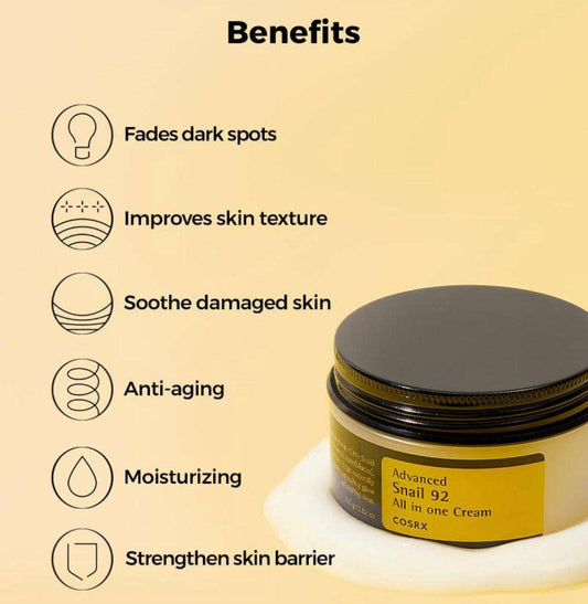 Cosrx Advanced Snail 92 All in one Cream - 100g - Sapphire Beauty Booth