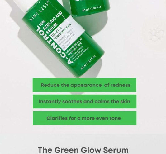 Nineless A-Control 10% Azelaic Acid Serum - 30ml - Sapphire Beauty Booth