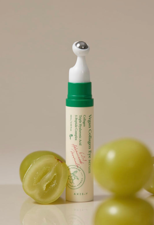 Axis-Y Vegan Collagen Eye Serum - 10ml - Brightening Moisture Gel Cream, Anti-Blemish Body Lotion, skin moisturizer, dark spot correcting serum, needly daily toner pad, oil cleansers, moisturizing sunscreen, hand cream - Sapphire Beauty Booth