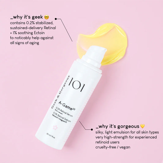 Geek & Gorgeous 101 A-Game 20 0.2% Retinal Serum - 30ml