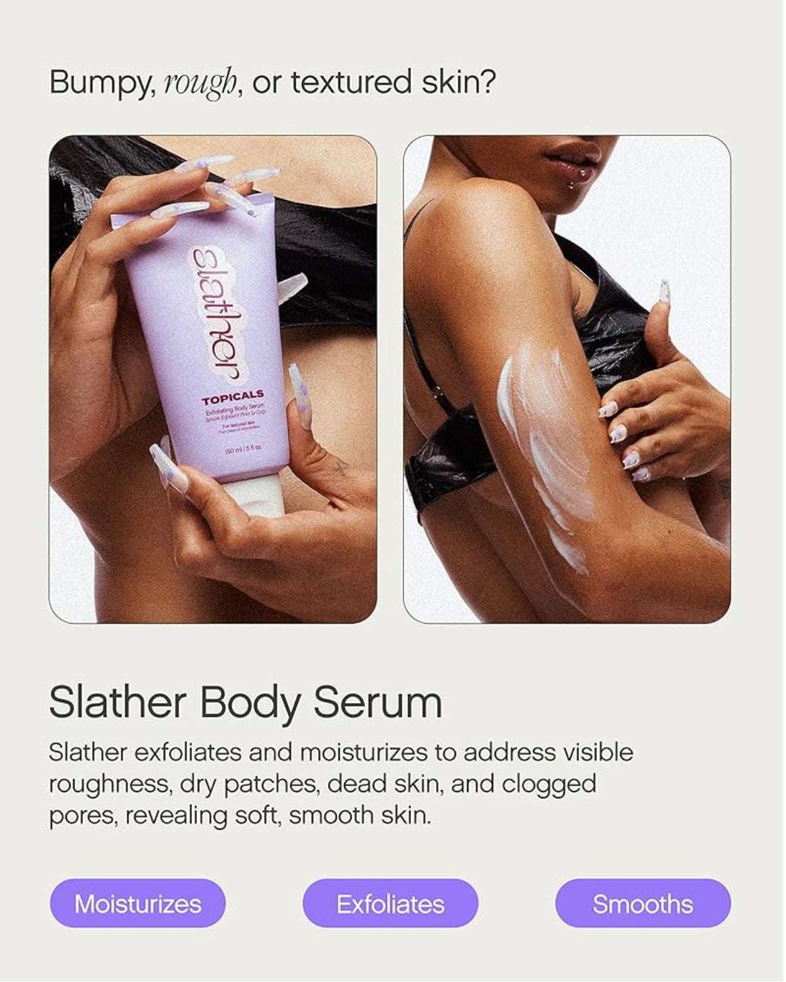 Topicals Slather Exfoliating Body Serum - 150ml - Sapphire Beauty Booth