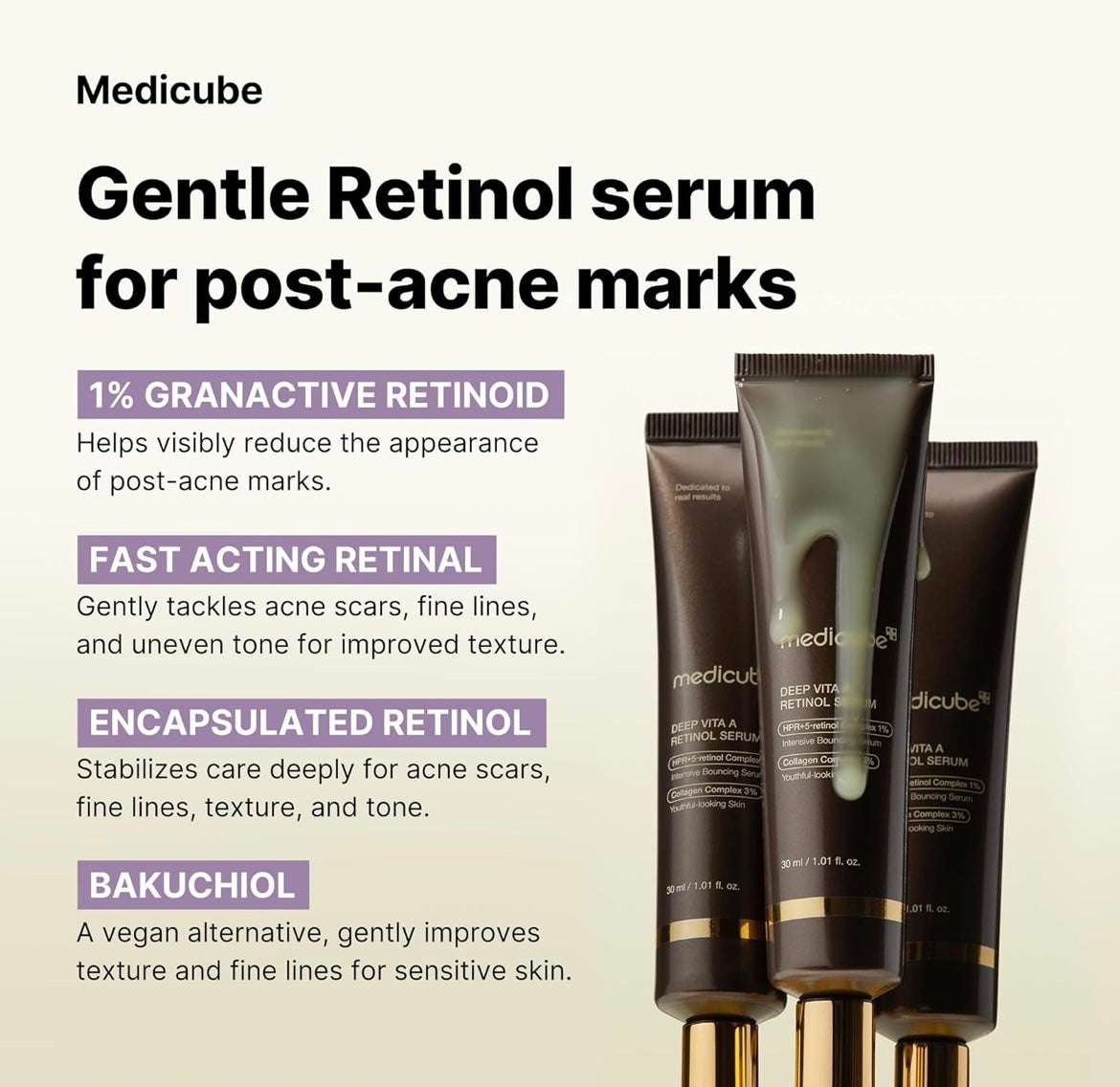 Medicube Deep Vita A Retinol Serum - 30ml - Sapphire Beauty Booth