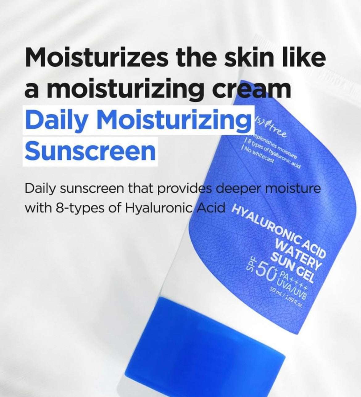 Isntree Hyaluronic Acid Watery Sun Gel - 50ml - Sapphire Beauty Booth