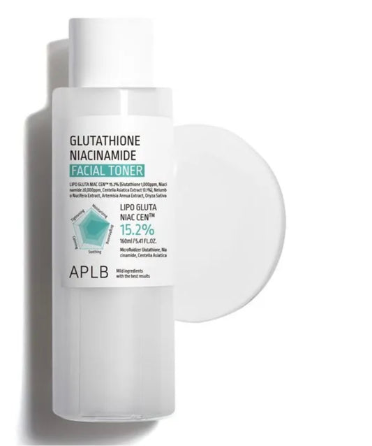 APLB Glutathione Niacinamide Facial Toner - 160ml | Discover skin care, face cream, lip gloss, sunscreen, and korean skin care products at Sapphire Beauty Booth— a trusted cosmetic shop near me and makeup store near me.