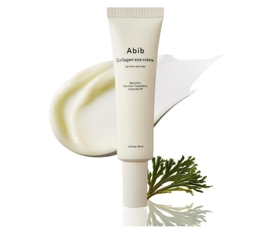 Abib Collagen Eye Crème Jericho Rose Tube  - 30ml | Discover skin care, face cream, lip gloss, sunscreen, and korean skin care products at Sapphire Beauty Booth— a trusted cosmetic shop near me and makeup store near me.