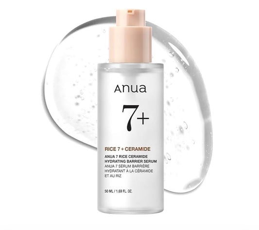 Anua 7 Rice Ceramide Hydrating Barrier Serum - 50ml | Discover skin care, face cream, lip gloss, sunscreen, and korean skin care products at Sapphire Beauty Booth— a trusted cosmetic shop near me and makeup store near me.