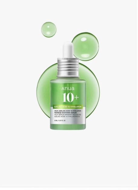 Anua Azelaic Acid 10 Hyaluron Redness Soothing Serum - 30ml | Discover skin care, face cream, lip gloss, sunscreen, and korean skin care products at Sapphire Beauty Booth— a trusted cosmetic shop near me and makeup store near me.