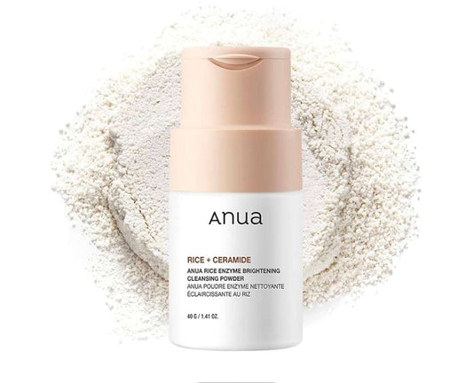 Anua Rice Enzyme Brightening Cleansing Powder - 40g | Discover skin care, face cream, lip gloss, sunscreen, and korean skin care products at Sapphire Beauty Booth— a trusted cosmetic shop near me and makeup store near me.