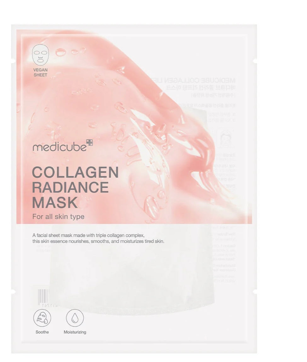 Medicube - Collagen Lifting Mask - 1ea - Brightening Moisture Gel Cream, Anti-Blemish Body Lotion, skin moisturizer, dark spot correcting serum, needly daily toner pad, oil cleansers, moisturizing sunscreen, hand cream - Sapphire Beauty Booth