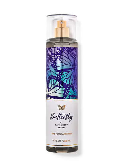 Bath & Body Works Butterfly Fine Fragrance Mist - 8 oz | Discover skin care, face cream, lip gloss, sunscreen, and korean skin care products at Sapphire Beauty Booth— a trusted cosmetic shop near me and makeup store near me.