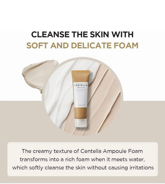 Skin1004 Madagascar Centella Ampoule Foam Cleanser - 125ml - Brightening Moisture Gel Cream, Anti-Blemish Body Lotion, skin moisturizer, dark spot correcting serum, needly daily toner pad, oil cleansers, moisturizing sunscreen, hand cream - Sapphire Beauty Booth