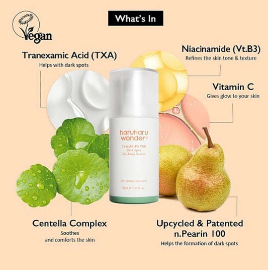 Haruharu Wonder Centella 4% TXA Dark Spot Go Away Serum - 30ml - Sapphire Beauty Booth