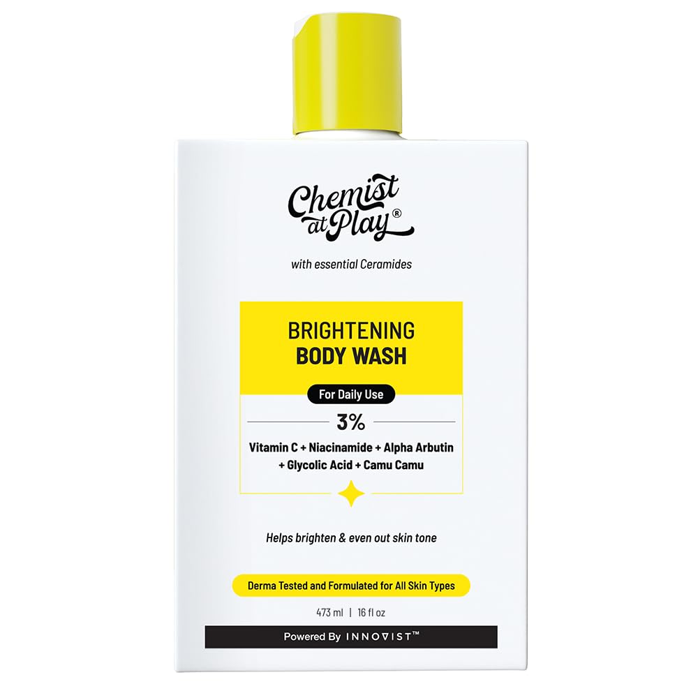 Chemist at Play Brightening Body Wash - 473ml | Discover skin care, face cream, lip gloss, sunscreen, and korean skin care products at Sapphire Beauty Booth— a trusted cosmetic shop near me and makeup store near me. | Sapphire Beauty Ghana