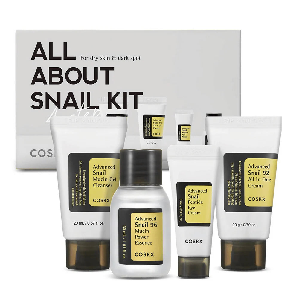 Cosrx All About Snail Trial Kit | Discover skin care, face cream, lip gloss, sunscreen, and korean skin care products at Sapphire Beauty Booth— a trusted cosmetic shop near me and makeup store near me. | Sapphire Beauty Ghana
