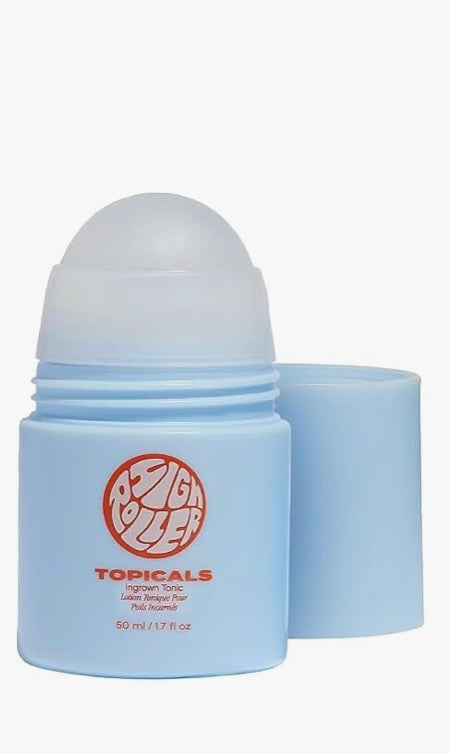Topicals High Roller Ingrown Tonic - 50ml - Brightening Moisture Gel Cream, Anti-Blemish Body Lotion, skin moisturizer, dark spot correcting serum, needly daily toner pad, oil cleansers, moisturizing sunscreen, hand cream - Sapphire Beauty Booth