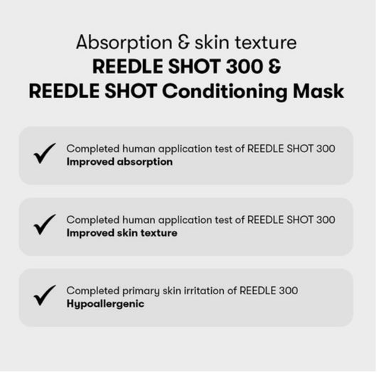 VT - Reedle Shot 300 2 Step Mask - 1 each - Brightening Moisture Gel Cream, Anti-Blemish Body Lotion, skin moisturizer, dark spot correcting serum, needly daily toner pad, oil cleansers, moisturizing sunscreen, hand cream - Sapphire Beauty Booth
