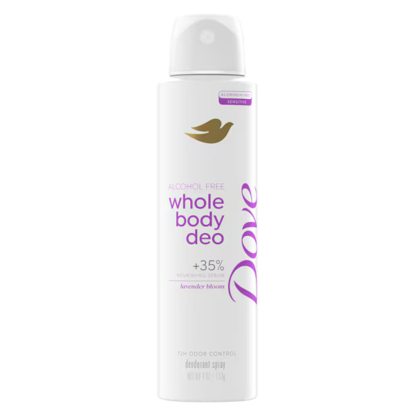 Dove Whole Body Deodorant Cooling Spray Lavender Bloom - 4oz | Discover skin care, face cream, lip gloss, sunscreen, and korean skin care products at Sapphire Beauty Booth— a trusted cosmetic shop near me and makeup store near me. | Sapphire Beauty Ghana | Same Day Delivery Available