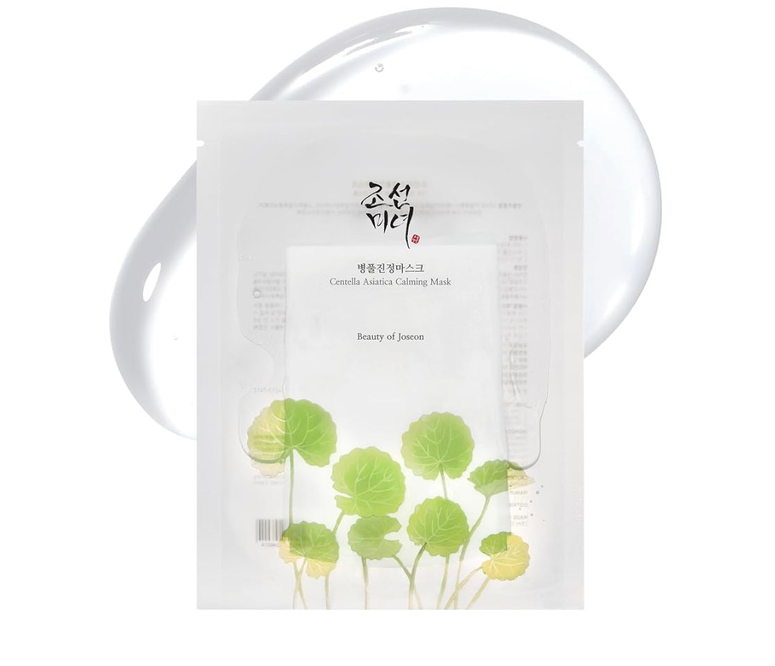 Beauty of Joseon Centella Asiatica Calming Mask - Each - Brightening Moisture Gel Cream, Anti-Blemish Body Lotion, skin moisturizer, dark spot correcting serum, needly daily toner pad, oil cleansers, moisturizing sunscreen, hand cream - Sapphire Beauty Booth
