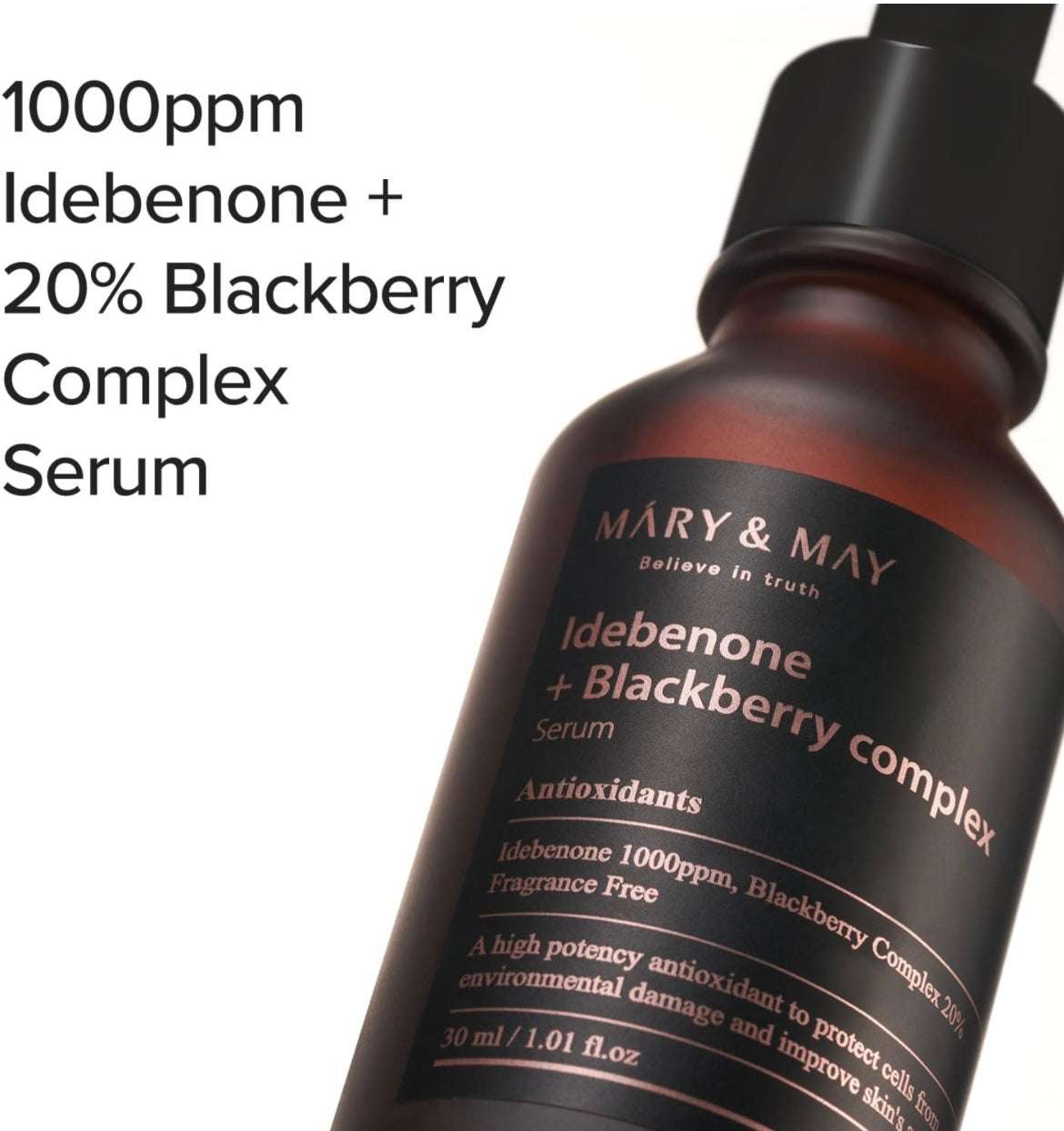 Mary&May Idebenone + Blackberry complex Serum - 30ml - Sapphire Beauty Booth
