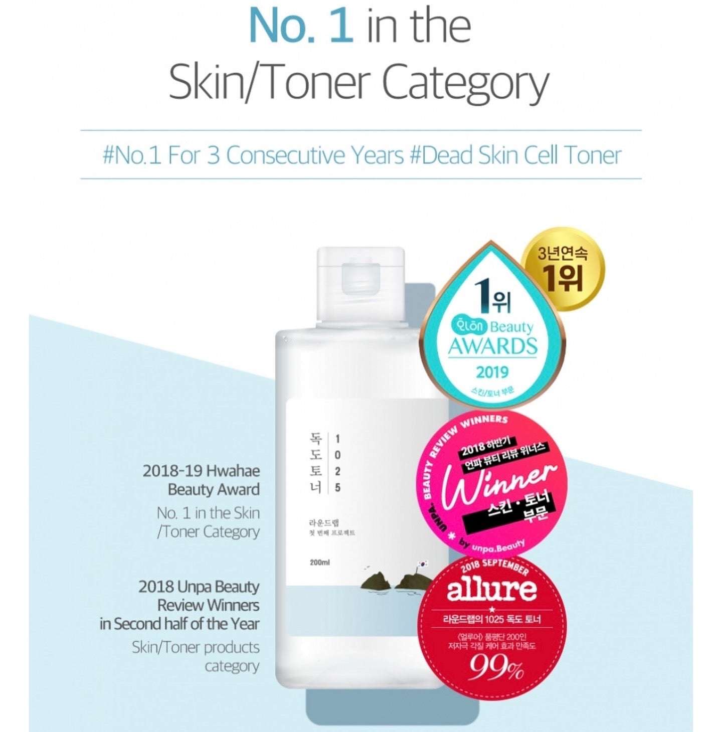 Round Lab 1025 Dokdo Toner - Sapphire Beauty Booth