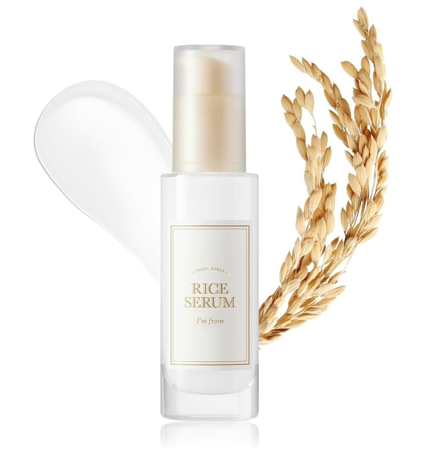 I'm from Rice Serum - 30ml - Brightening Moisture Gel Cream, Anti-Blemish Body Lotion, skin moisturizer, dark spot correcting serum, needly daily toner pad, oil cleansers, moisturizing sunscreen, hand cream - Sapphire Beauty Booth